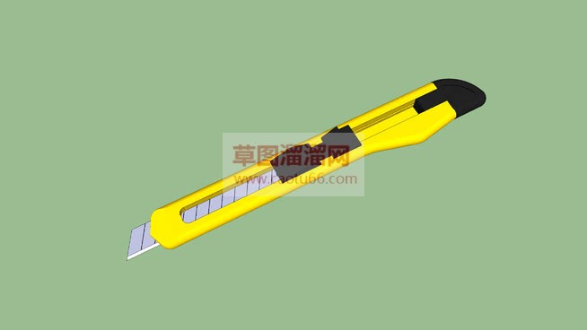 美工刀刻刀SU模型