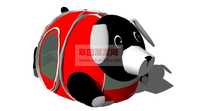 动物造型游戏SU模型