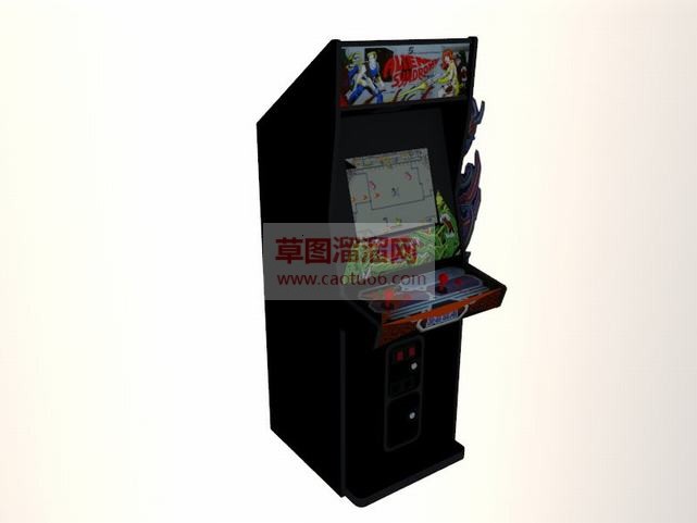 电子室街机游SU模型