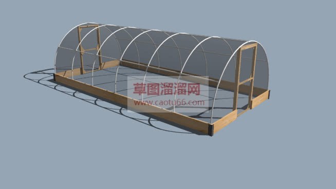 温室大棚SU模型