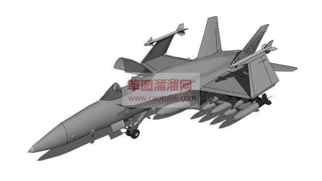 舰载机战斗机SU模型