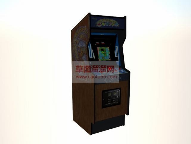 街机电子室游SU模型