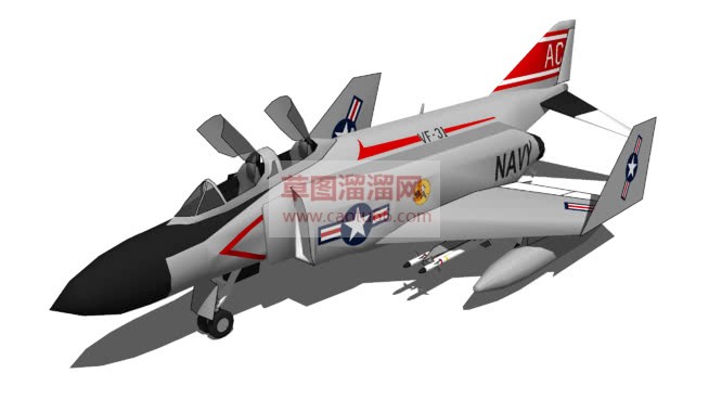 双座F-4JSU模型
