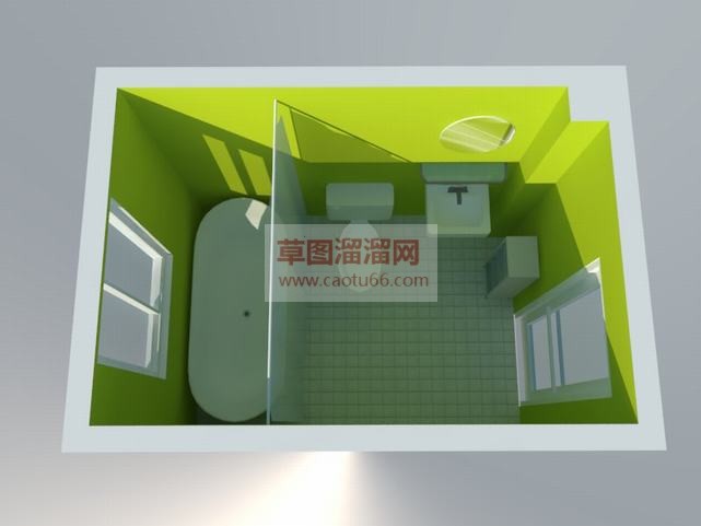 免费卫生间洗SU模型