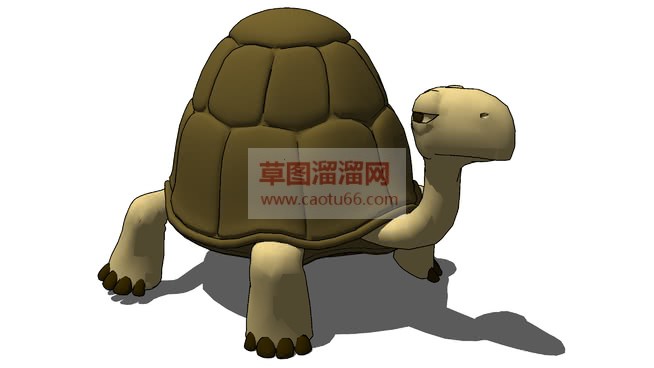 藐视人的卡通SU模型
