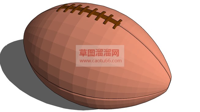 橄榄球免费SU模型