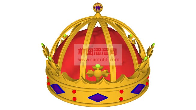 王冠皇冠SU模型