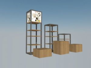 商品展架艺术SU模型