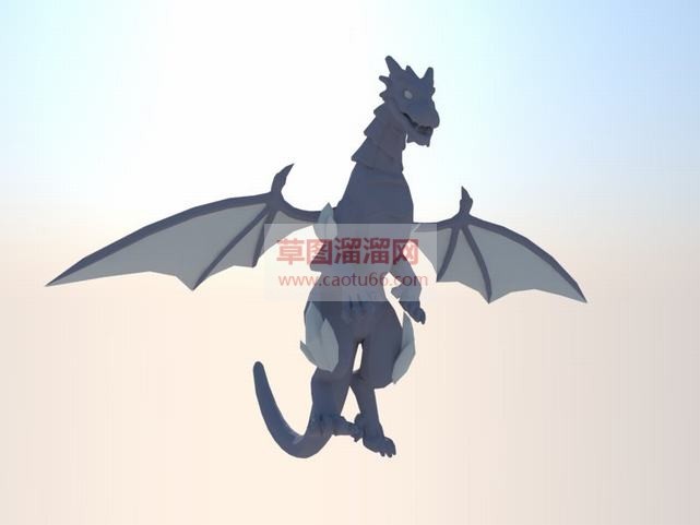 魔龙王恶龙免SU模型