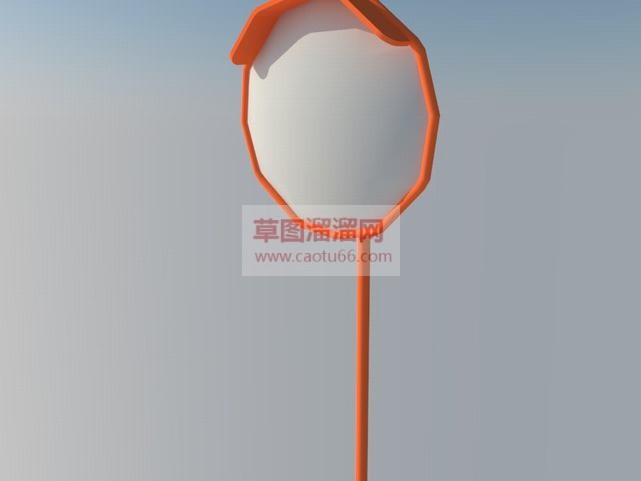 广角镜交通免SU模型
