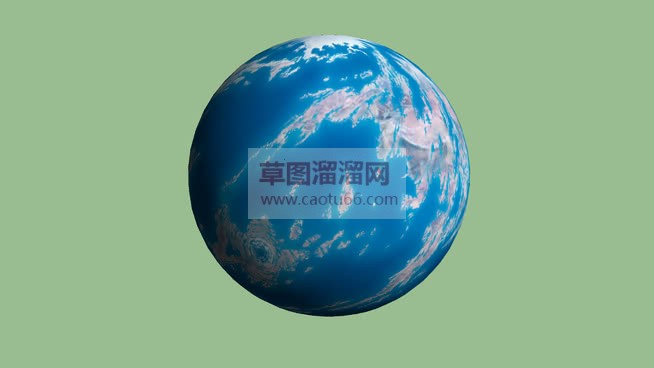 地球的免费SU模型