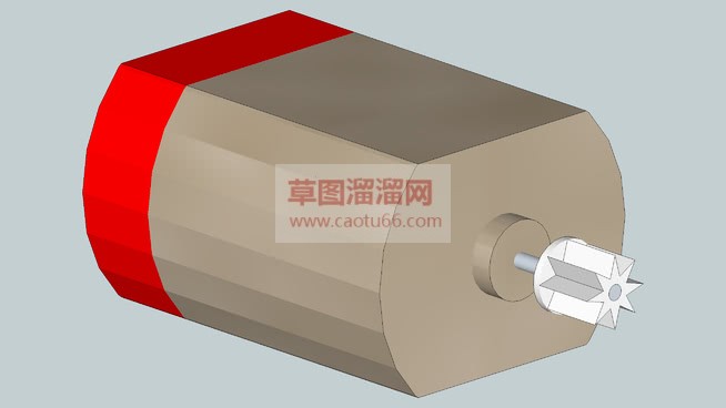 电动马达免费SU模型