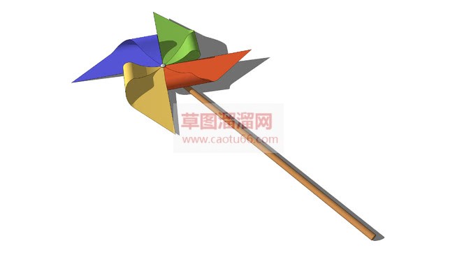 纸风车的免费SU模型