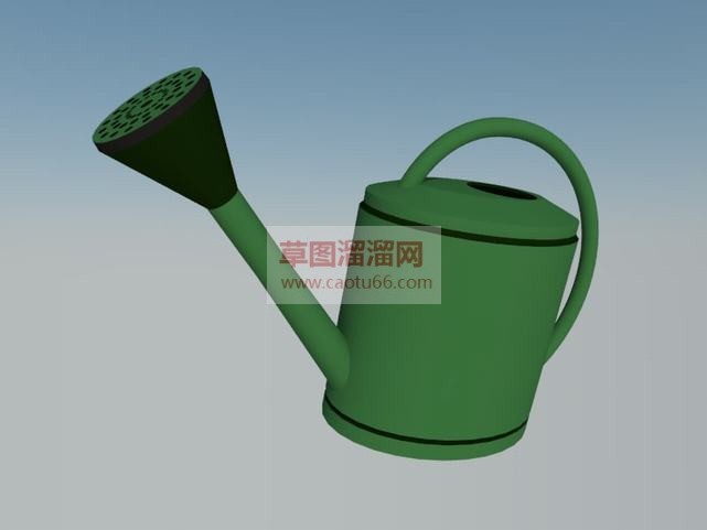 淋花浇水壶库SU模型
