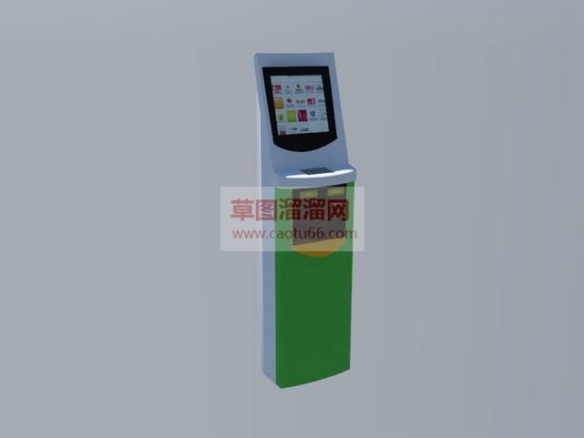 现金终端机库SU模型