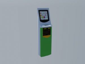 现金终端机库SU模型