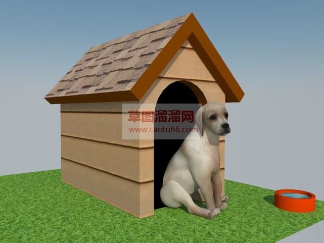 3D狗屋库免SU模型