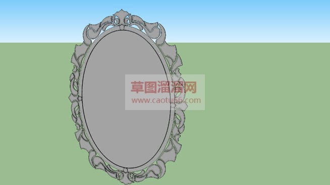 如何画欧式镜SU模型
