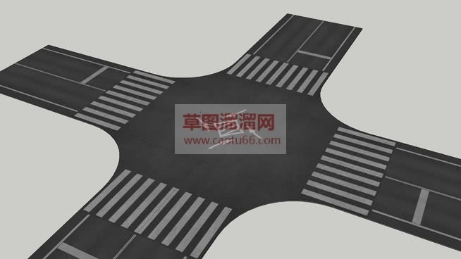 中交通枢纽怎SU模型