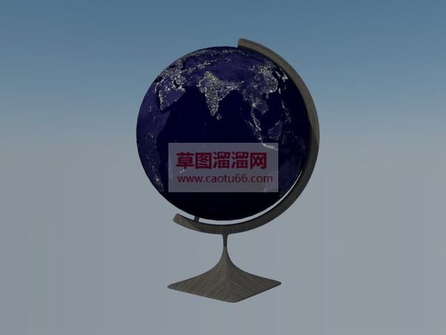 地球仪怎么做SU模型