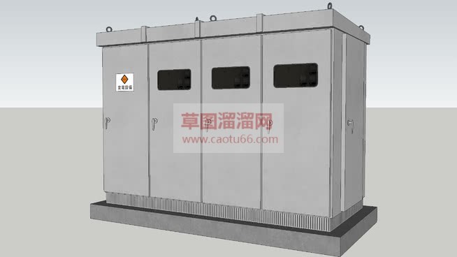 变压器电箱SU模型