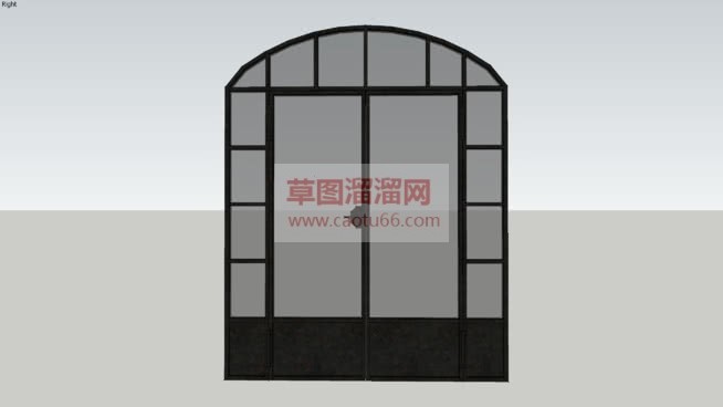 法式玻璃门窗SU模型