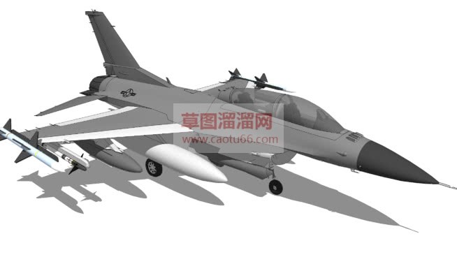 中战斗机怎么SU模型