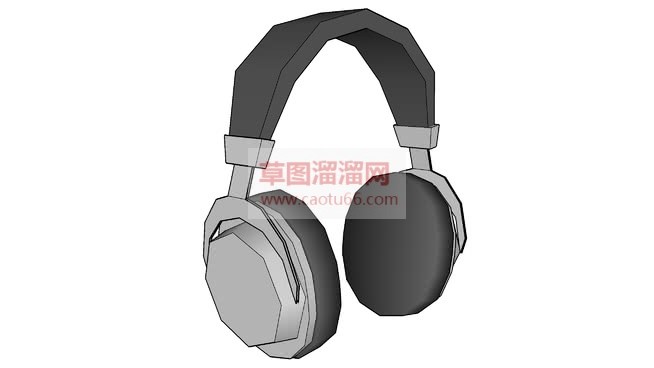 怎么做耳机SU模型