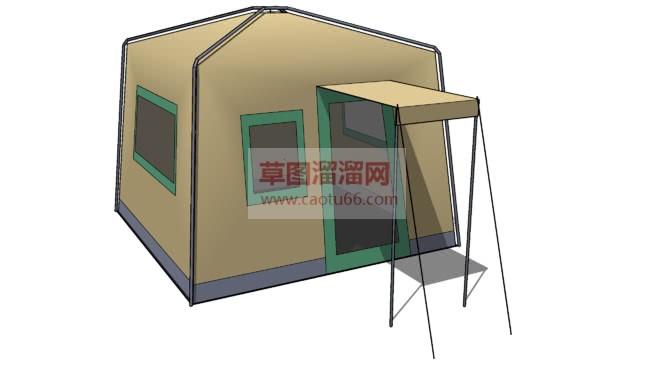 免费家庭帐篷SU模型