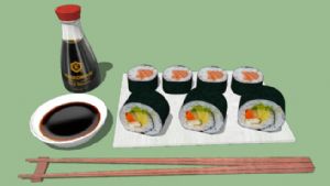 日本料理寿司SU模型