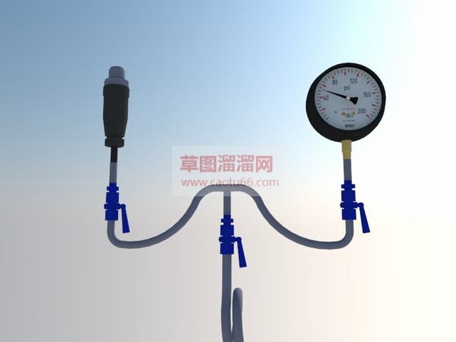 压力表免费网SU模型