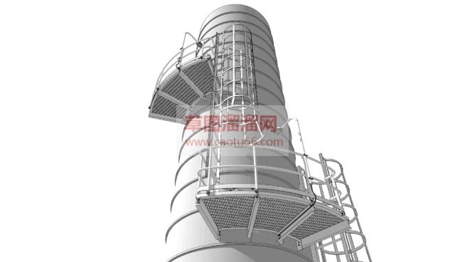 建模炼油厂怎SU模型