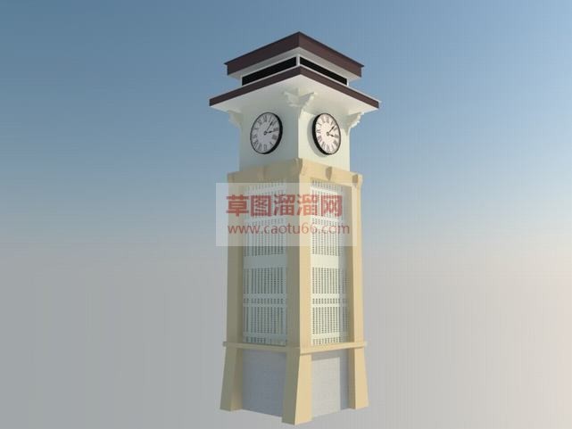 怎么做欧式钟SU模型