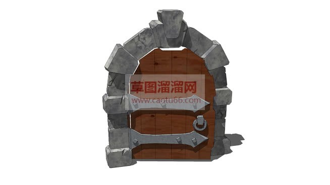 地牢门网站SU模型
