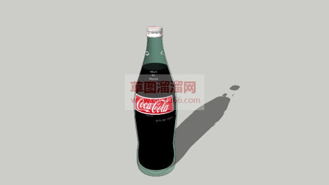 可乐瓶SU模型