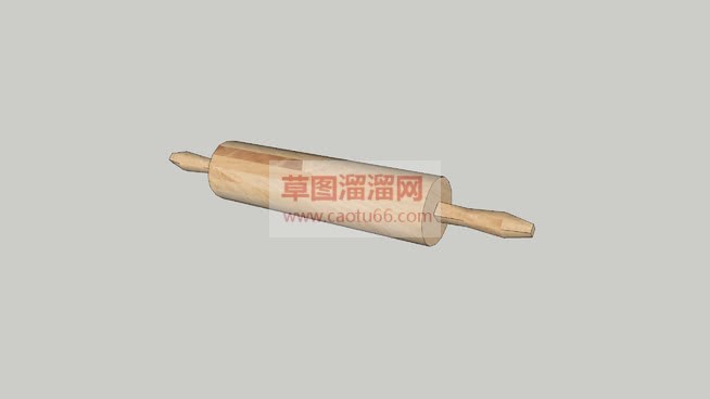 擀面棍SU模型