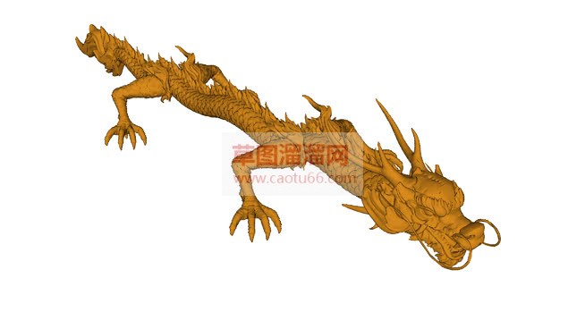 中国龙SU模型