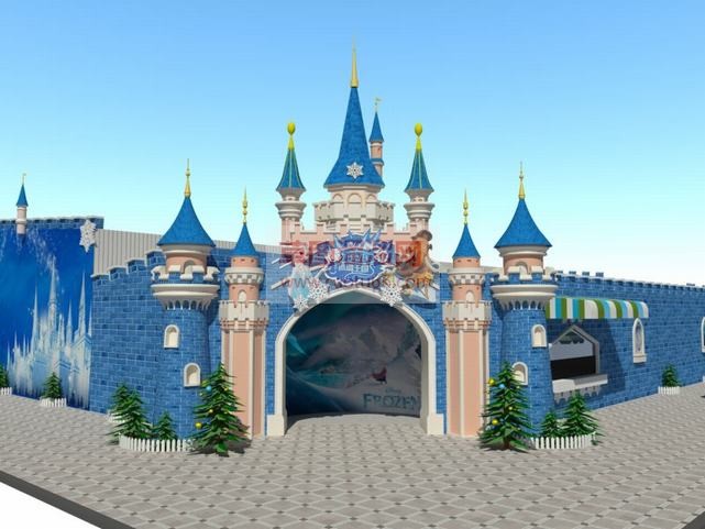 冰雪王国魔幻SU模型