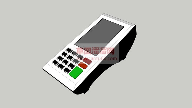 手持支付设备SU模型