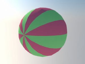 沙滩排球彩球SU模型