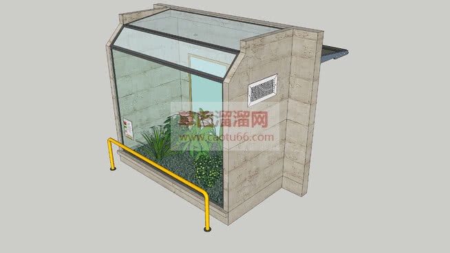 植物温箱温室SU模型