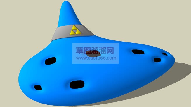 唢呐SU模型