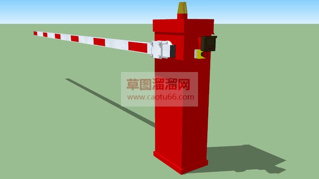 车辆道闸SU模型