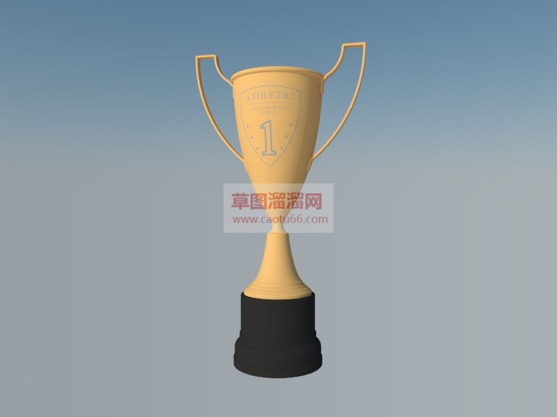 奖杯金杯SU模型