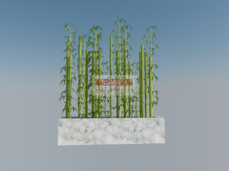 装饰景观竹子SU模型