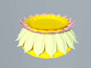 莲花台莲花座SU模型