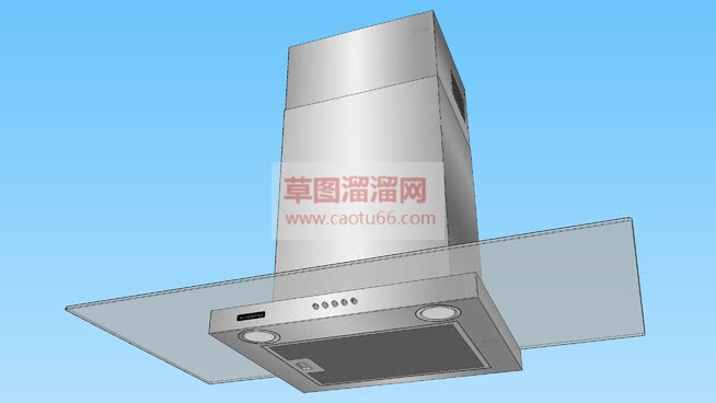 吸油烟机SU模型