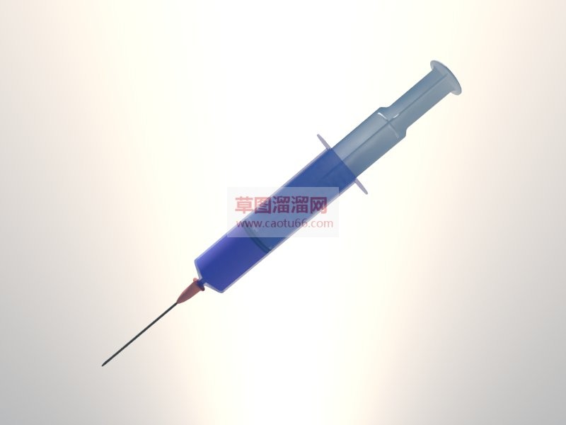 针头针筒打针SU模型