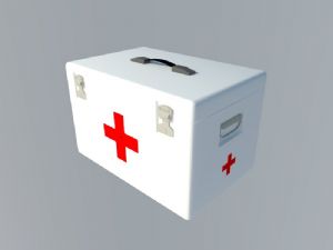 医疗箱医药箱SU模型