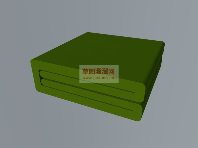 部队叠的被子SU模型